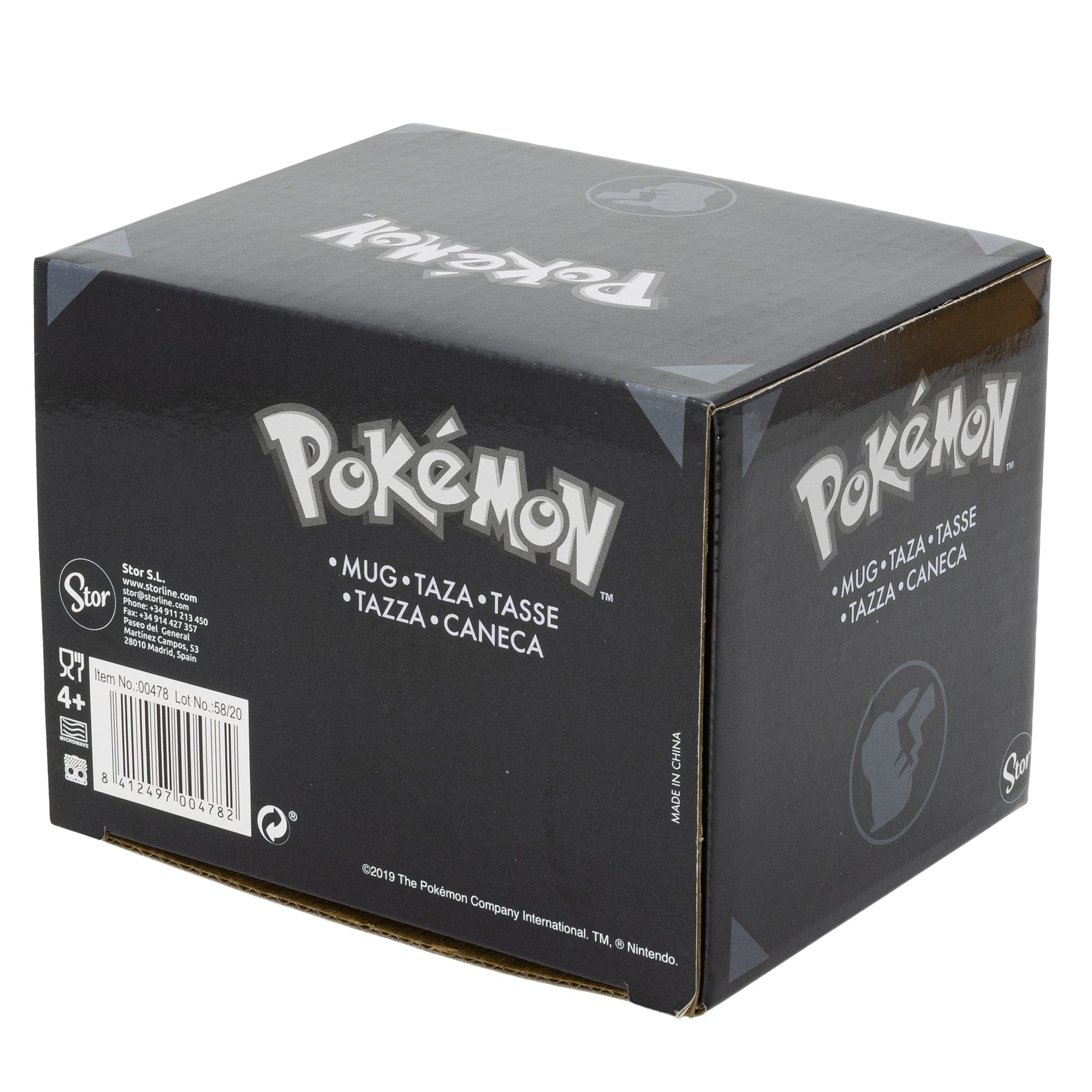 Stor Taza Globe De CeráMica De 380 Ml De Pokemon - Pikachu Stor Taza Globe De CeráMica De 380 Ml De Pokemon - Pikachu